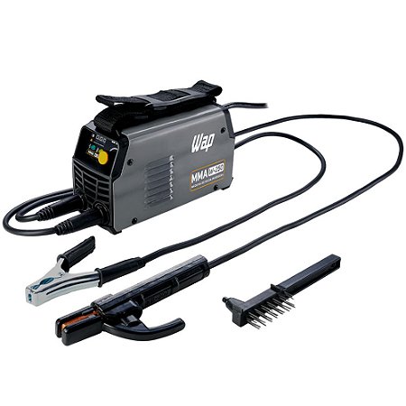 Máquina de Solda Inversora MMA W250 WAP Com Display Digital e Função VRD, Portátil, Solda Eletrodos de Até 4mm Bivolt