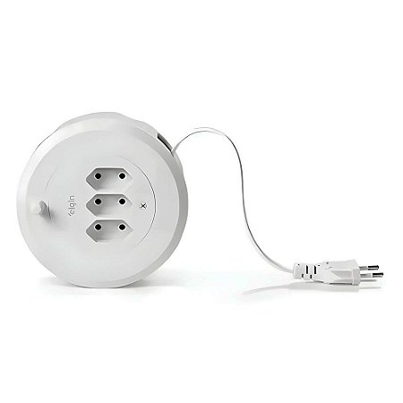 Extensao Eletrica Elgin Carretel de 3 Tomadas Com 5 Mestros - 46rex203cr5m