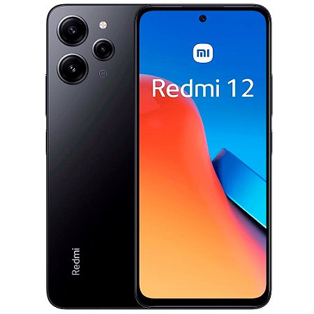Smartphone Xiaomi Redmi 12 4G, 256GB - 8GB Ram (Versao Global) (Midnight Black)