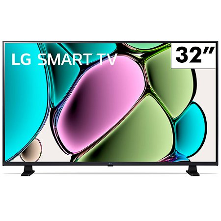 Smart TV 32" LG Channels HD ThinQAI 32LR650BPSA HDR10 Bluetooth Game Optimizer Airplay2 HDMI WebOS23