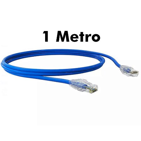 Metro de Cabo de Rede Cat 5 D Connect Azul