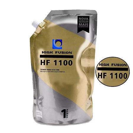 Refil Pó Para Recarga de Toner High Fusion Kyocera Tk-1170 Tk1147 HF-1100