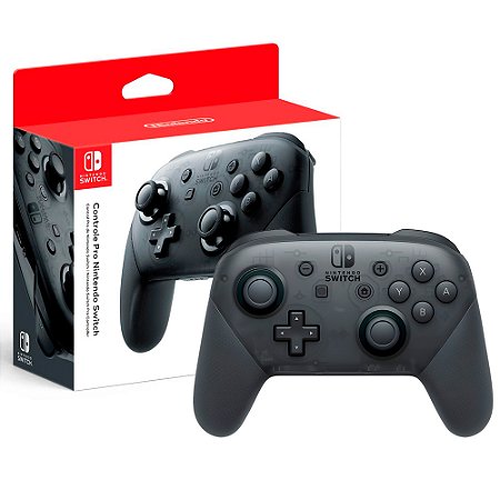 Controle Nintendo Switch Pro Controller Sem Fio, HACAFSSK2 - Cinza