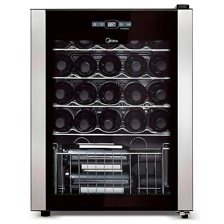 Adega Climatizada de Vinhos 24 Garrafas Midea WBB242, 220V