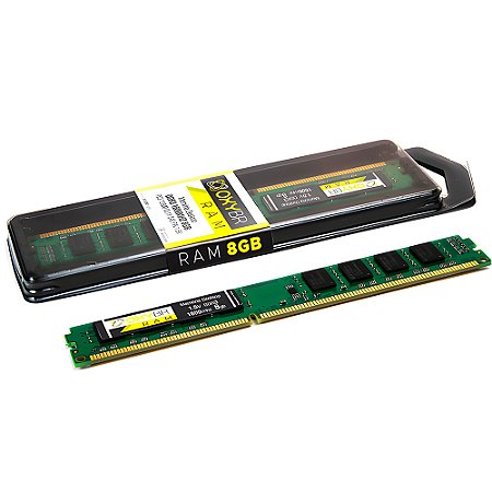 Memória Ram Desktop 8GB 1600MHz DDR3, OxyBR