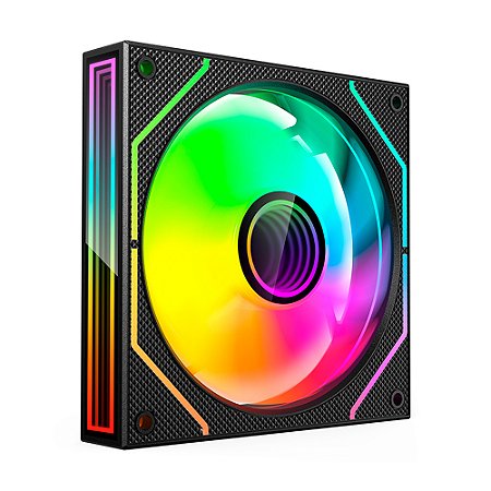 Cooler Fan F9-L300BKRGB Gaming 12CM C3Tech - Preto