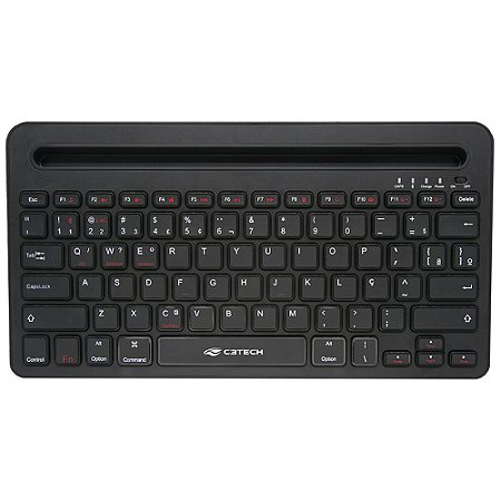 Teclado Sem Fio Bluetooth, Multimídia RC/BT K-BT100BK C3Tech - Preto
