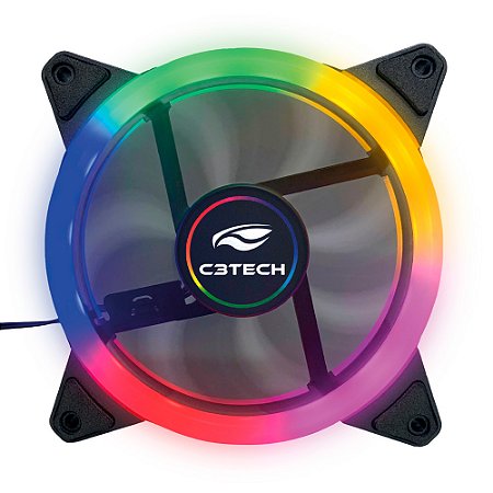 Cooler Fan F7-L130M Gaming Multicores 12CM - C3Tech