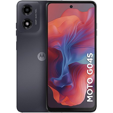 Smartphone Motorola Moto G04S - 128GB 8GB Ram Boost Camera 16MP Com Sensor Moto AI FPS Lateral Grafite