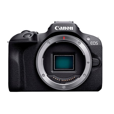 Câmera Digital Canon EOS R100, 24.1MP, WiFi, Lente RF-S 18-45mm F4.5-6.3 IS STM - 6052C043AA