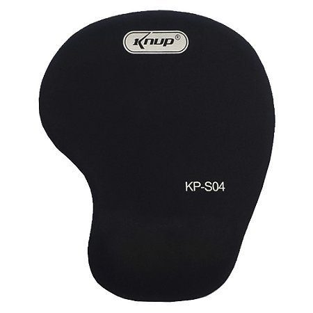 MousePad Ergonômico com Apoio de Pulso em Gel 22x21cm KNUP - KP-S04