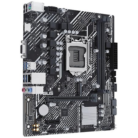 Placa Mãe Asus PRIME H510M-K R2.0, INTEL, H470, mATX, DDR4 - 90MB1E80-C1BAY0