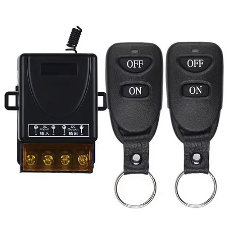 Modulo Acionador Interruptor Sem Fio, Com 2 Controles 433Mhz