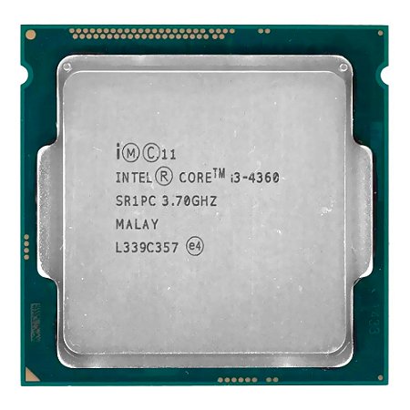 Processador Intel Core I3 4360 LGA 1150 -3,7 GHz, 4M, 54W, Com Vídeo Integrado 4 Geração