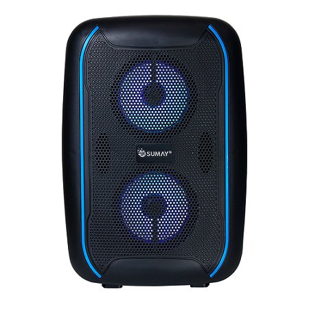 Caixa de Som Portátil 60W Com LED, Bluetooth, Função TWS, Jump Sumay - SM-CSP1309
