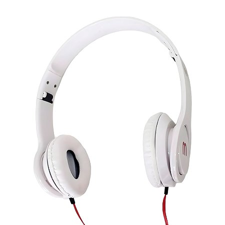 HeadPhone Com Conector P2 ALTOMEX Branco - A-888