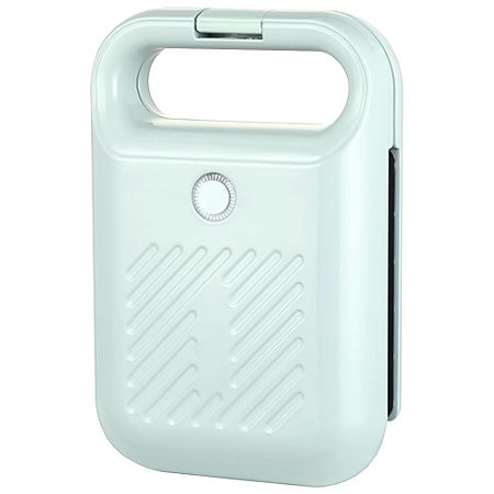 Sanduicheira Eletrica Portatil, Torradeira Antiaderente 500W, 220V, Verde Claro, Bulla - EL3011