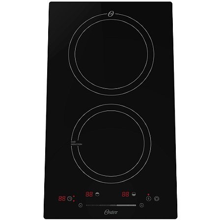 Cooktop por Indução Oster, 2 Bocas, Touch Screen 2 em 1, 220V, OTOP202
