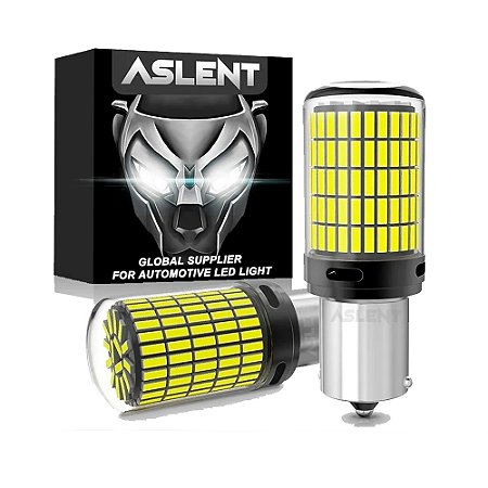 Kit Lâmpada LED CANbus, Para Farol de Carro, Soquete 7440, Amarelo, ASLENT