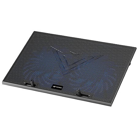 Base Para Notebook, NBC-80BK, 2 Coolers, 17.3", LED Azul, C3Tech , Preto