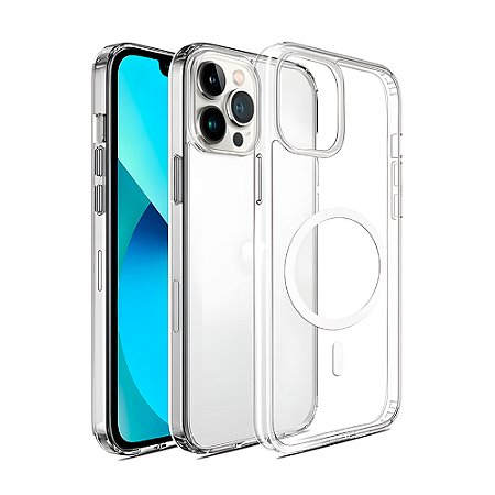 Capa Transparente, Com Suporte Para Carregamento Magnético, Para iPhone 11