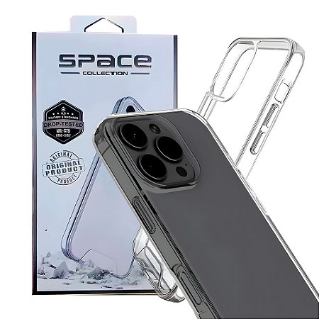 Capa Transparente, Space Collection, Para iPhone 16 Pro Max