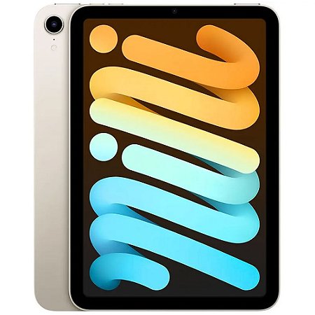 Tablet iPad Apple Mini, 6ª Geração, A15 Bionic, Tela 8.3'', Wi-Fi, 256GB, Luz das Estrelas, MK7V3BZ/A