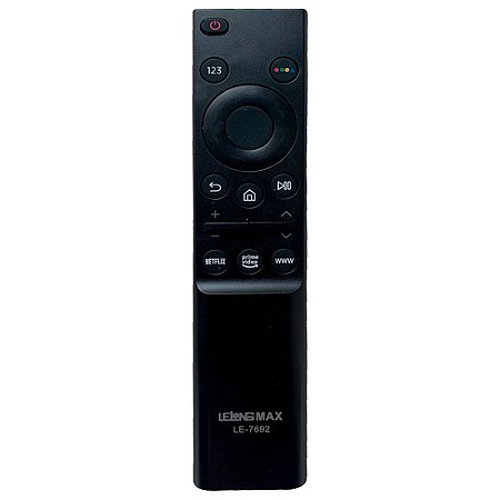 Controle Remoto Smart TV Samsung, Botões Prime Video, Netflix, Internet, Lelong, LE-7692