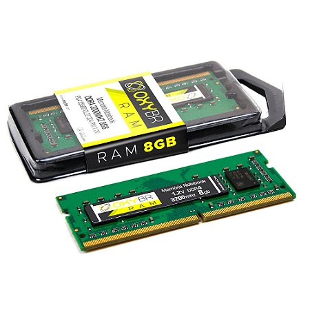 Memória Ram Notebook, 8GB, 3200MHz, DDR4, CL22, OxyBR, OXY32S22S8/8
