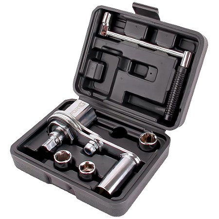 Desforcímetro Veicular, Multiplicador de Torque, Portátil 1/2 Pol. 80KGf, Com 3 Soquetes e Maleta
