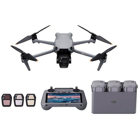 Drone DJI Air 3S Fly More Combo Controle com Tela DJI RC 2 - Versão Nacional
