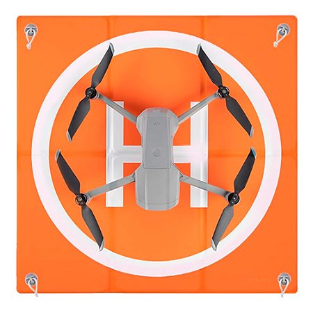 Pista de Pouso e Decolagem de Drone, 60cm, Para DJI Mavic 3 Classic, Pro Air 2s, Mavic Air 2 Mini - Laranja
