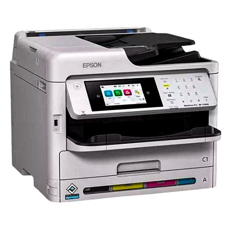Multifuncional Epson WorkForce PRO WF-C5810, Tanque de Tinta Colorida, Wi-Fi Direct, Ethernet e Wireless, Bivolt, Branca