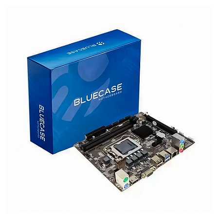 Placa Mãe H110 DDR4 1151 HDMI Matx Box  Bluecase - BMBH110-D3HGU -  6ª e 7ª geração