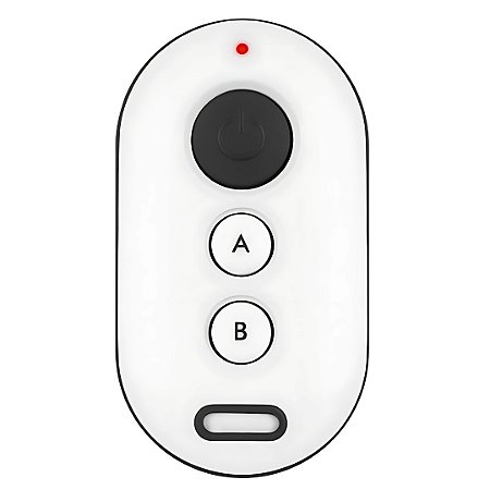 Controle Remoto Transmissor Intelbras Dedicado, Com Anticlonagem, 433,92MHz, FSK, XTR 1000 - Preto/Branco