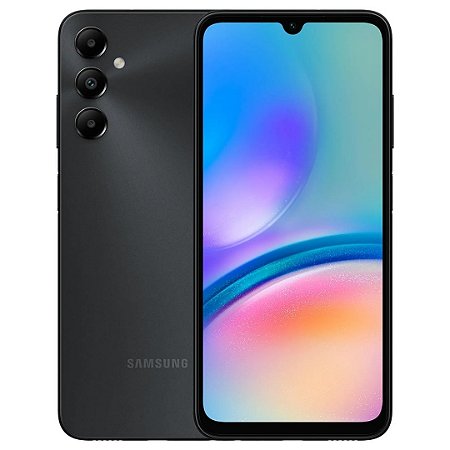 Smartphone Samsung Galaxy A05s, 128GB, 6GB, Octa-Core, Câmera Tripla de 50MP + 13MP, Tela 6.7" 90 Hz e Dual Chip - Preto