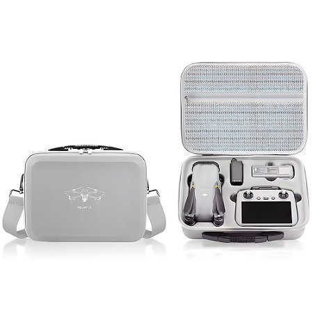 Maleta Case Para Transporte de Drone e Acessórios, Para DJI Air 3 / Air 3s, Cinza