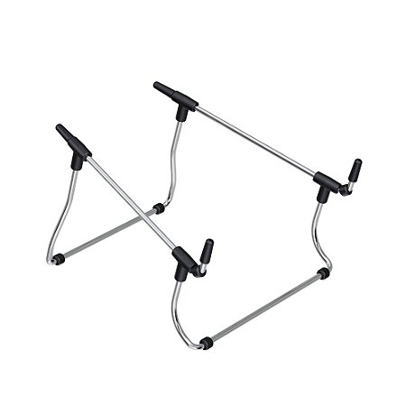 Suporte Para Notebook, Ergonômico, Ajustável, Acabamento Steel Cromo, Conforto e Estabilidade - Cromo
