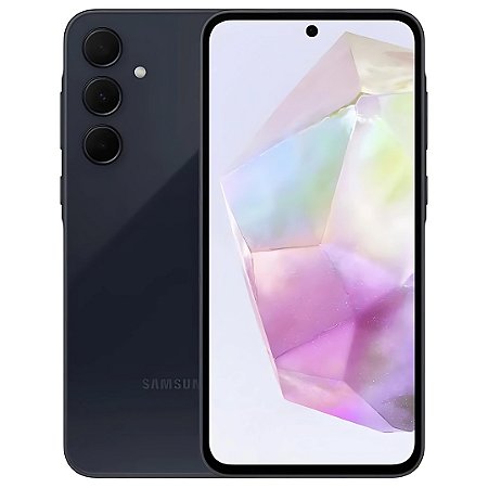 Smartphone Samsung  Galaxy A35 5G, Câmera Tripla de até 50MP, Tela 6.6", 256GB Azul Escuro
