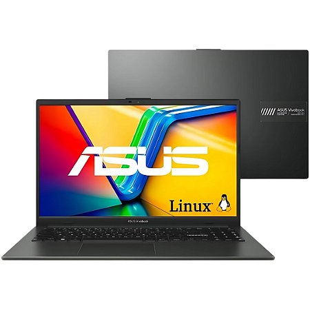 Notebook ASUS Vivobook Go 15, AMD Ryzen 3 7320U, 4GB, 128GB SSD, KeepOS, 15,6" LED FHD, Mixed Black