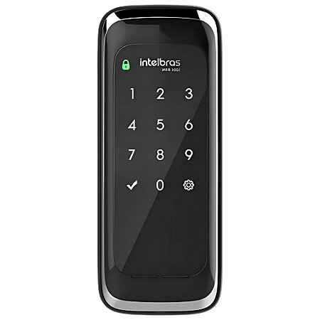 Fechadura Inteligente de Sobrepor, MFR 1001, Intelbras - Preto