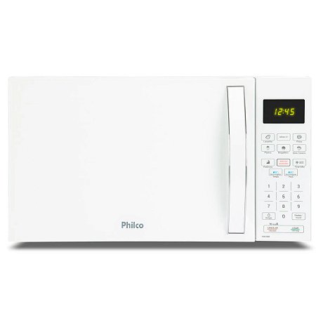 Micro-ondas Philco 20Litros, Com Painel Digital 220V - Branco