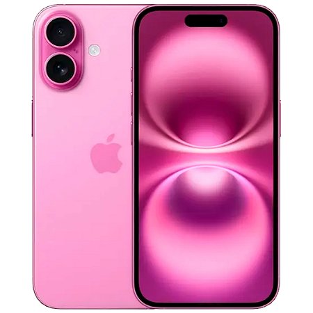 iPhone 16 Apple, 128GB, Tela 6,1",  48MP, iOS, 5G -  Rosa