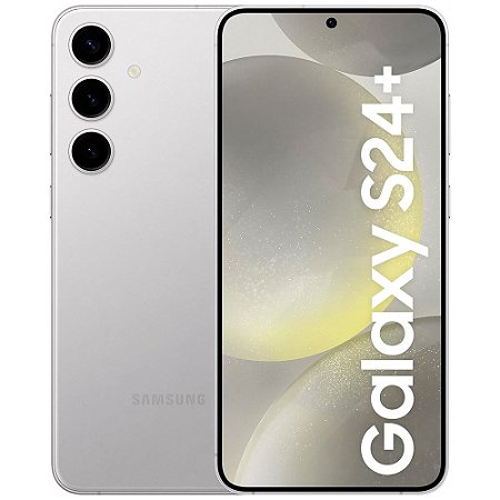 Samsung Galaxy S24+ 5G 256GB 12GB RAM Galaxy AI, Tela QHD 6.7'' 120Hz, Câmera 50MP Selfie 12MP - Cinza