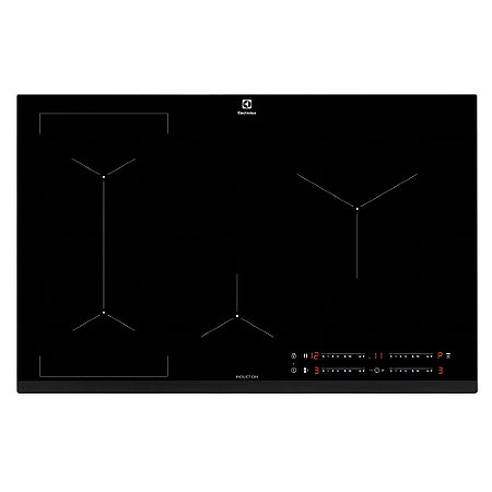 Cooktop Fogão Por Indução Eletrolux, IE80P de 4 Zonas Com Painel Touch Preto 220V