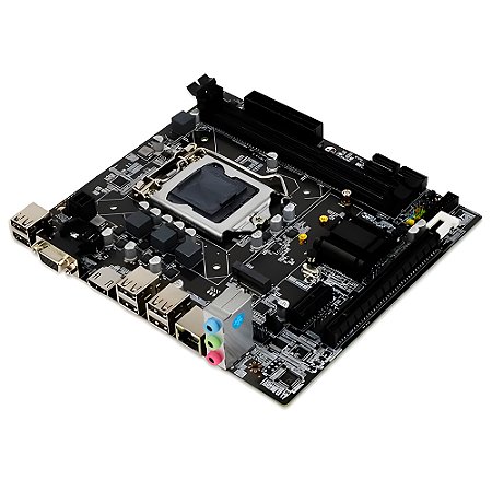 Placa Mãe H61 LGA 1155 ATX DDR3 OxyBR, Rede 100/1000Mbps LAN ,Com Slot Para NVME-M.2
