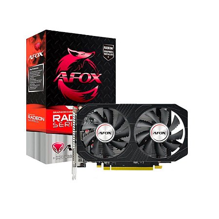 Placa de Vídeo AMD Radeon RX 550 com 4 GB RAM GDDR5 e Barramento 128 Bits - AFOX AFRX550-4096D5H4-V6