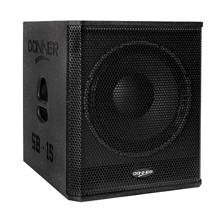 Subwoofer Ativo 15" LL Audio SB15A, 625W RMS, Classe D, Bass Reflex, Bivolt - Donner