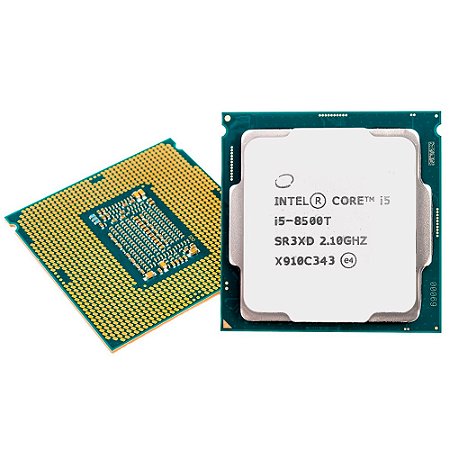Processador Intel Core i5-8500T, 6 Núcleos, 9MB Cache, Base 2.10GHz Até 3,50 GHz, 8ª Geração, 35W TDP, LGA 1151