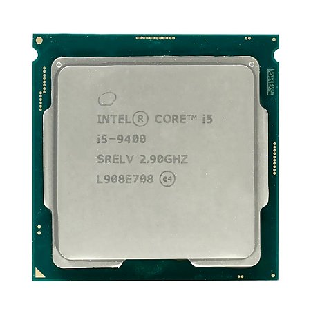 Processador Intel Core i5-9400 cache de 9 M, 2.90GHz Base até 4,10 GHz (OEM) S/Cooler